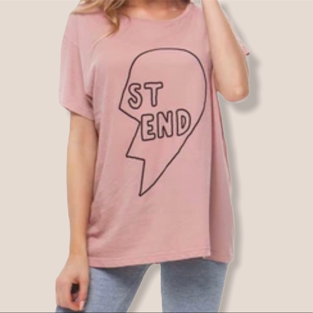 WILDFOX T-SHIRT SIZE 2  - half of best friend